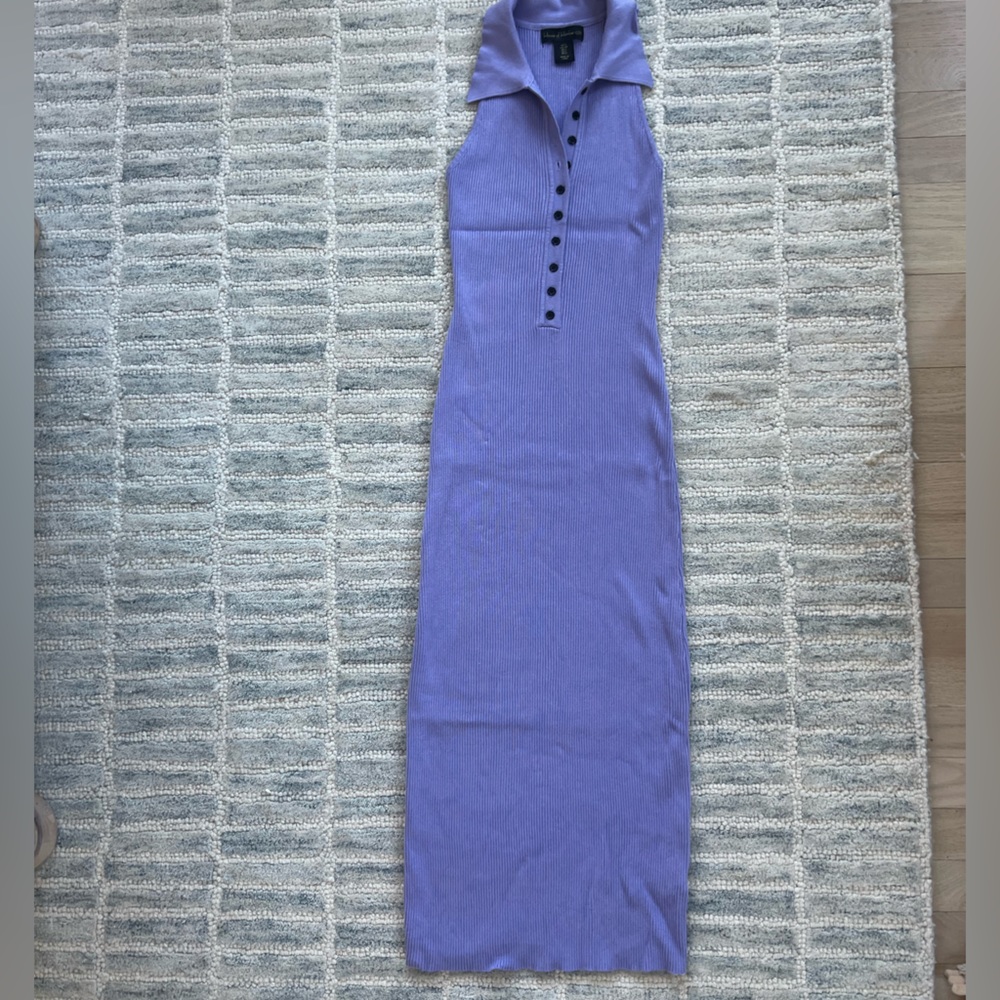 House of Harlow 1960 Polo Ribbed Midi Dress